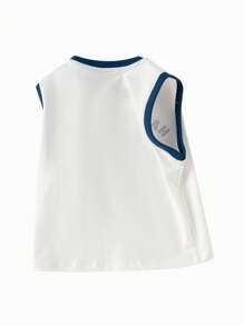 Balabala 男童無袖背心，速幹吸溼排汗夏季背心，2025