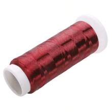 1200m/rouleau Fil de fleur enveloppé de velours sans nœud en polyester - Matériel pour épingle à cheveux, broche et franges de style antique fait à la main. Utilisé pour la fabrication de bijoux tissés à la main, assortir la fabrication de bijoux, etc.