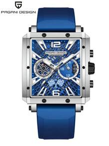 PAGANI DESIGN Original New Watch Japan VK64 Chronograph Stainless Steel Luxury Men's Watches Rose Gold Quartz Waterproof Wristwatch PD-1725 - one-size - View 17