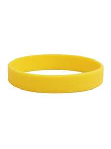 15件/5件/1件夏季男女糖果色硅胶腕带，适用于音乐会、电子音乐活动、运动场所、沙滩派对、时尚服饰，多种颜色可供选择