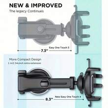 Dashboard Car Phone Holder With Suction Cup, Universal Suction Cup Base With Adhesive Gel Pad, Suitable For Nearby Car Phone Holder, Adjustable And Rotatable Car Phone Holder - Suction Cup - View 4