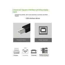 USB High Speed 2.0 A To B Male Cable For Canon Brother Hp Epson Printer Cord 1m 1.5m