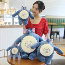 Tiny Head Teddy Bear Pillow Stuffed Small Head Big Muscle Body Raccoon Frog Elephant Boyfriend Hug Pillow Chair Cushion Birthday