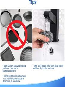 20 Pieces Of Stainless Steel Washers, Washing Pads, Kitchen And Bathroom Wire Washers, Etc