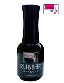 1 Pieza - 15 ml Gama 6 pzas RUBBER Fantasy Nails / Rubber Cristal - Rojo - Negro - Coffe - Rose -  Piel - Blanco - Milk Rose - EGGS - Pink shine - Flake - Milk Blanco Lechoso -  Fantasy Nails - Beis - Ver 2