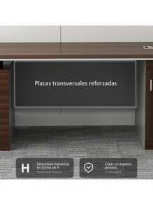 Modern Wooden Office Desks With 3 Drawers 120cm