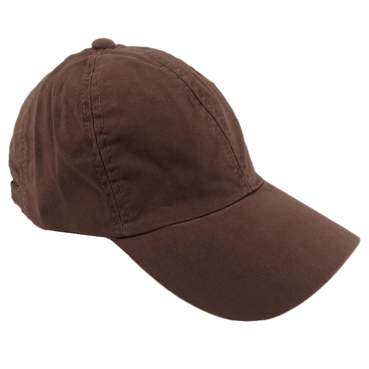 Plain Cap Embroider Customize No Print No Details Colorful Uniform Curved Brim - 深棕色 - 查看 1