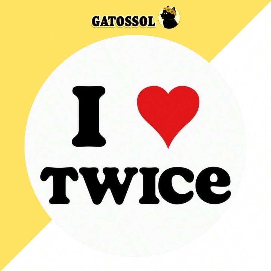 TWICE - BOTTON 4.5 Cm - ONCE KPOP - IDOL - KOREAN - Bottom Button - Button - Brooch Pin - Buttons - Button - Pin - Botum BOTTONS - B21- SINGLE BUTTON - View 1