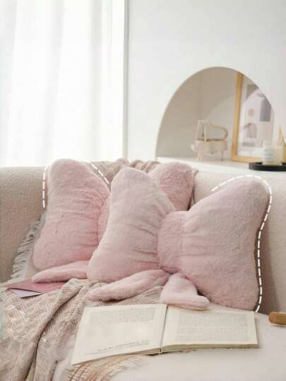 Christmas Decorative Pillow, Soft And Adorable Bow Pillow Perfect For Christmas Bedroom, Sofa, Bed, And Other Home Decor A Wonderful Christmas Gift For Friends And Family