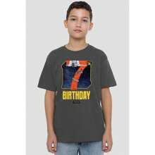 Star Wars Childrens/Kids X-Wing Fighter Space 7th Birthday T-Shirt (Charcoal)