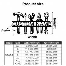 1pc Personalized Craftsman Metal Logos, Customizable Toolmakers' Workshop Wall Decorations, Mechanical Design Metal Crafts, Garage Art Gifts, Workshop Wall Art, Tool Repair Metal Logos, Dad Gifts, Husband Gifts, Industrial-Style Logo Gifts, Home And Office Decor Birthday Graduation