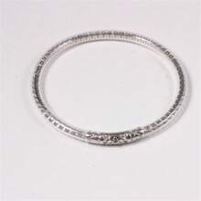 5pcs Set Of Luxury Shiny Hexagram Crystal Ribbon Bracelets, Suitable For Women's Daily Wear