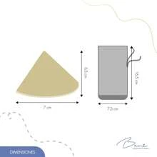 BAMI Conitos protectores (5 piezas) - Beis - Ver 2