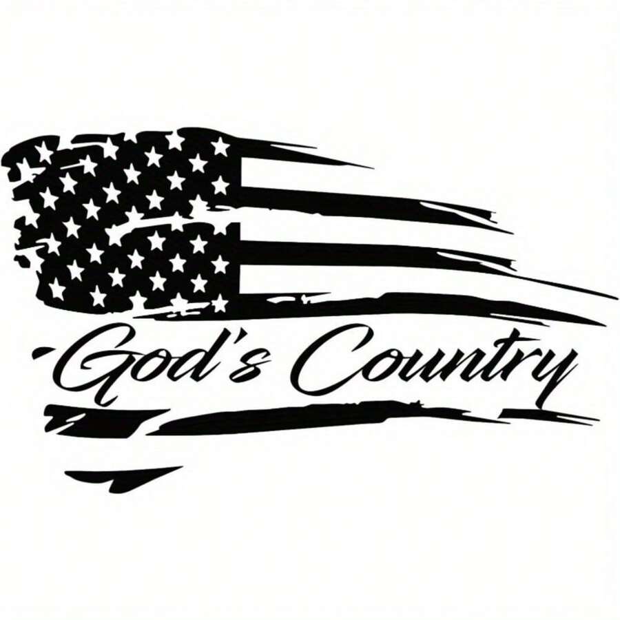 1pc Patriotic Thermal Transfer Sticker, DIY Iron-On Applique, For T-Shirt Making, Pillow Decor, Apparel Accessories And Patches