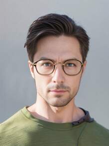 1pc Retro Luxury Metal Patchwork Handmade Eyeglasses Frame, Suitable For Daily Wear, Computer & Mobile Phone - Black Gold - View 2