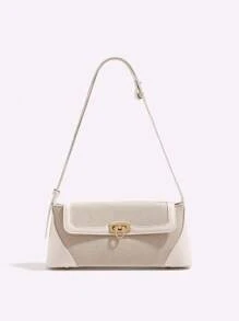 Nueva bolsa de hombro, bolso, bolso de baguette, versátil bolso debajo del brazo, de moda y elegante