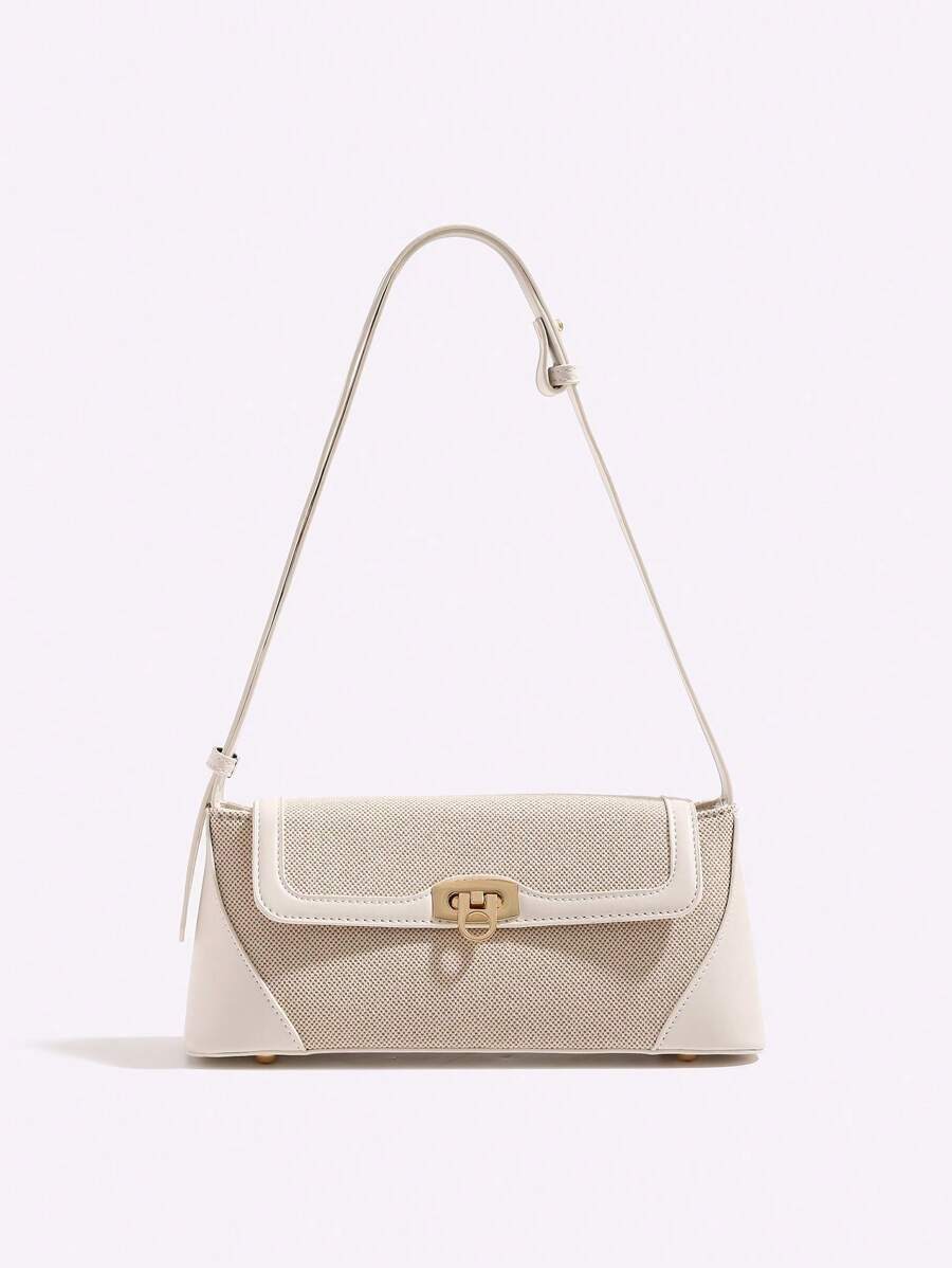 Nueva bolsa de hombro, bolso, bolso de baguette, versátil bolso debajo del brazo, de moda y elegante