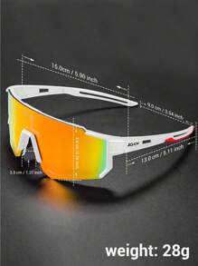 SCVCN SCVCN New Cycling Glasses, Y2K Fashion Glasses, Mountain Bike Road Bike Outdoor Sports Cycling Fishing Running Golf Beach Baseball Single Lens Eyewear, Black Frame