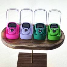2个/3个/4个/5个/6个/12个电子环形计数器，中东阿拉伯语LED数字便捷环形计数器，减压手压计数器，祈祷健身瑜伽计数环形计数器，环形手压数字计数器，用于念诵咒语 - 彩色 - 查看 9