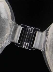 1 zestaw grubych przezroczystych wkładek samoprzylepnych do biustonosza, niewidoczne silikonowe wkładki do biustonosza bez ramiączek do sukienek z głębokim dekoltem, do użytku latem