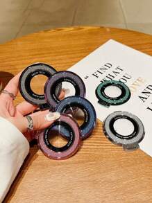 1 pieza Soporte de teléfono inalámbrico de carga magnética plegable y con adhesivo, con diseño minimalista y brillante, compatible con iPhone 11 12 13 14 15 Pro Max, S24 S23 S22 S21 Ultra, iPhone y teléfonos Android, ideal como regalo de cumpleaños para familia y amigos, incluye anillo para los dedos y accesorios para teléfono