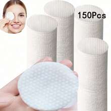 900/450/300/150/75/38 Pcs Oval Cleaning Pads, Suitable For Face Use, High-Quality Makeup Remover Pads, Hypoallergenic Lint-Free Rounds, Fit For All Skin Types, Disposable Beauty Wet Wipes, Non-Woven Facial Cleansing Wipes