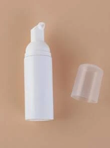 60毫升白色泡沫按压瓶，睫毛洗发水瓶，旅行泡沫按压瓶，空塑料瓶，可重复灌装迷你皂液器，适用于洗手液、睫毛洗发水、沐浴露，适合旅行、居家和学生返校使用