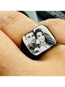 [Best Choice Stainless Steel Ring] Stainless Steel Band, Customized Design, Lovers & Wedding Rings, The Best Choice For Friends And Parents