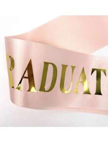 1 pezzo Fascia per laurea, nastro cerimoniale, nastro "Sono laureato", cintura da cerimonia di laurea, nastro di raso per cerimonia di laurea, decorazione per festa di laurea, accessorio per photobooth