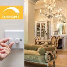 Clear Candle Small Edison Screw Cap SES E14 Lamp Light Bulbs 42W Bulbs Classic C35 Dimmable Screw In LED Replacement Light Bulb For Chandelier, Touch Lamp, Warm White 2700K, AC 220-240 V