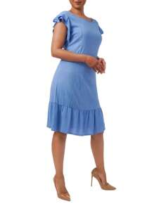 I LOVE YOU Casual Short Sleeve Dress Connolan At The Foot