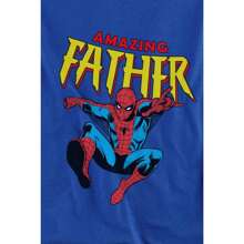 Marvel Spider-Man Unisex Adult Amazing Dad Fathers Day Sweatshirt (Royal Blue)