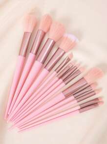 33件套化妆刷套装，包含：13支化妆刷 + 4个化妆海绵 + 4个迷你化妆海绵 + 4个三角粉扑 + 4个迷你气垫粉扑 + 1个洁面海绵 + 1个发圈 + 2个碗。化妆刷颜色随机。套装包含：化妆刷套装、化妆刷套装、化妆刷套装、全套化妆工具、化妆刷套装、化妆刷套装、化妆礼盒套装。 - 粉色 - 查看 5