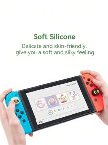 GeekShare 4 pièces de grands couvercles de boutons d'yeux de chat compatibles avec Switch/OLED/Switch Lite