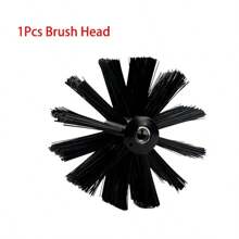 Juego de barrido de chimenea Flexible, cepillo y varilla de barrido de humos, varillas de limpieza de hollín, cepillo de nailon, Kit de herramientas de limpieza conveniente RKWD - 5 piezas - Ver 4