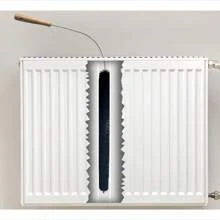 2 piezas Cepillo para radiador - 72cm - Cepillo de radiador con cerdas de pelo de cabra - Adecuado para limpiar radiadores de superficie plana