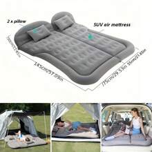 Colchón inflable para automóvil tipo SUV, cama inflable para baúl de automóvil, colchón de aire inflable para asiento trasero de automóvil de viaje, cama inflable para acampar en caravana - Multicolor - Ver 5