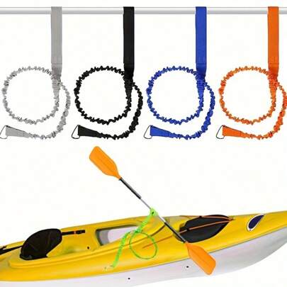 Kayak Accessories - Paddle Leash, Paddle Safety Leash, Canoe Foot Leash, Kayak Safety Rope