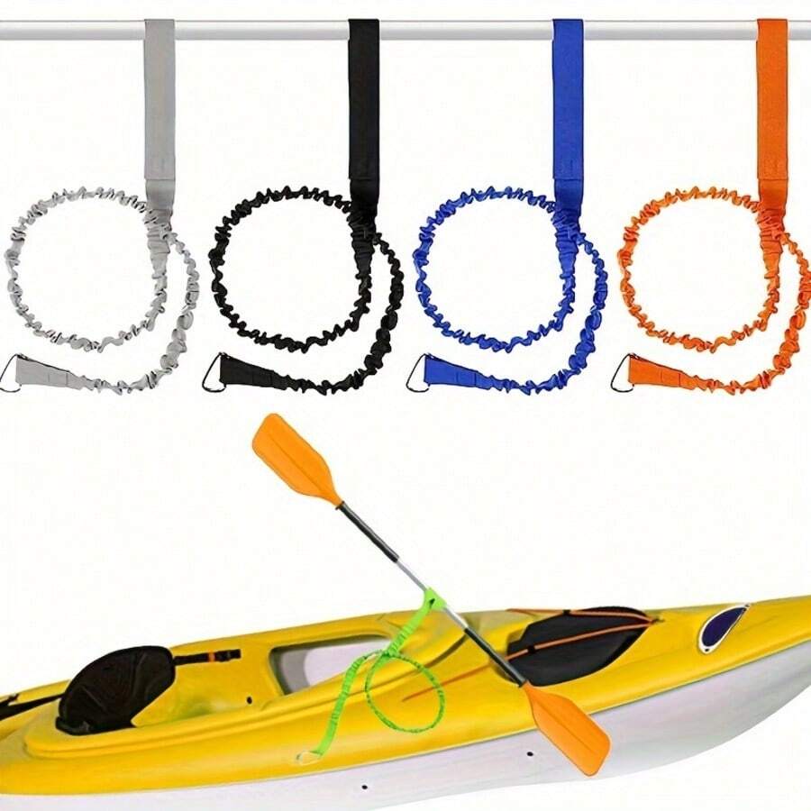 Kayak Accessories - Paddle Leash, Paddle Safety Leash, Canoe Foot Leash, Kayak Safety Rope