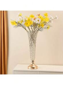 20 英寸金色水晶花瓶花架婚礼庆祝桌面装饰中心装饰品，喇叭形花瓶配花束，派对，周年纪念，生日，家居装饰 - 兩種顏色 - 查看 6