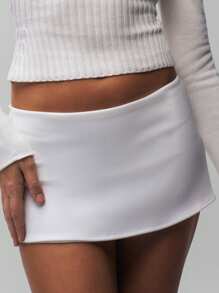 Women's Low Waist Bodycon Mini Skirts Solid Colour Short Skirts Summer Casual Slim Fitted Skirts Y2K Streetwear Pencil Skirts Party Clubwear Holiday Beachwear