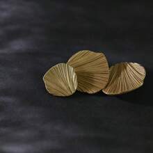 10 أزرار معدنية ذهبية بتصميم محفور بأشكال الصناديق - أزرار زخرفية فاخرة بطراز عتيق لسترة، البليزر، السترة، البدلة، معطف الترنش - لوازم إكسسوارات الملابس الموضة