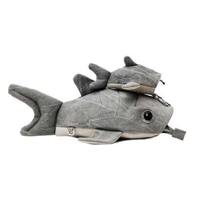 Shark-Shaped Shoulder Bag With Adjustable Strap, Crossbody Bag, Messenger Bag, Travel Accessory