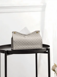 1 peça/3 peças Conjunto de Suporte para Toalha de Rosto com Padrão Tecido Sólido e Relevo, Suporte de Tecido Composto Espesso para Mesa de Escritório, Sala de Jantar, Bar, Sala de Estar ou Quarto - Multicolorido - Visão 6