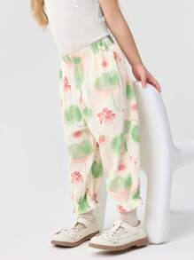 Balabala Pantalones repelentes de mosquitos para niña joven, pantalones ligeros para dormir de verano 2025