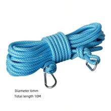 1pc Outdoor Thickened Clothesline, 6mm Diameter, 10m Length, Wind & Slip Resistant For Hanging Clothes, Quilt