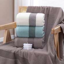 Large Cotton Bath Towel Wave Women Men Soft Highly Absorbent Quick Drying Towels For Beach Sport Yoga SPA Fitness