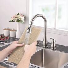 1pc/4pcs/6pcs Heat Resistant Placemats, Washable PVC Woven Vinyl Table Mats For Dining Table, Non-Slip & Waterproof Kitchen Dining Placemats, Easy To Clean (Beige)