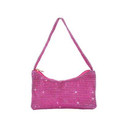 Rhinestone Evening Bag Bling Purse Underarm Bag Sparkly Diamond Shoulder Bag Clutch Purses For Women Party Club Wedding Prom