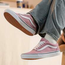 Vans Old Skool Unisex Low-Top Casual Skateboarding Sneakers VN000CT8C3S - Pink - View 2